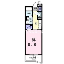 清輝橋駅 徒歩39分 1階の物件間取画像